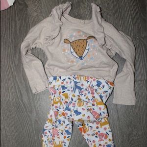 Baby girls long sleeve outfit